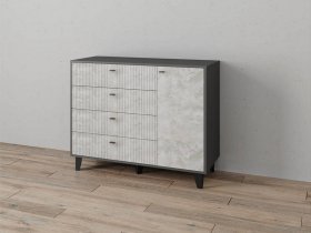 Комод «Катрин-13» (графит/мальта) в Тальменке - talmenka.mebel-nsk.ru | фото