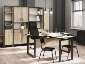 Комплект Гермес лофт (дуб крафт серый) в Тальменке - talmenka.mebel-nsk.ru | фото