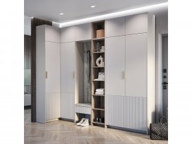 Модульная прихожая Пандора (кашемир/MF03) в Тальменке - talmenka.mebel-nsk.ru | фото