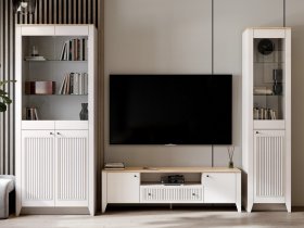 Модульная стенка Валенсия в Тальменке - talmenka.mebel-nsk.ru | фото