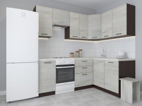 Модульная угловая кухня 1,4м*2,1м Лада (пикард) в Тальменке - talmenka.mebel-nsk.ru | фото