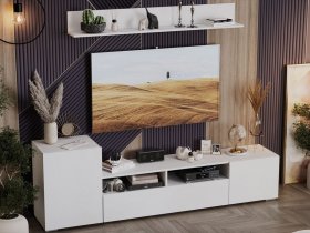 Стенка «Сильвия» (белый ясень) в Тальменке - talmenka.mebel-nsk.ru | фото